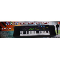 Синтезатор с микрофоном 50х15см 54 клавиши, пластик (звук) LT247112
