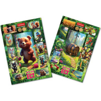 Пазлы 38 эл. "2 В 1. Кто что ест?" 20х30см в рамке ИнПР_33010/089563