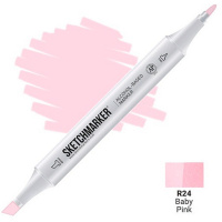 Маркер спиртовой двухсторонний "Sketchmarker" детский розовый SM-R24