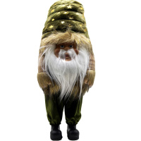 Сувенир "Гномик" 70см текстиль, зеленый Y10056-24