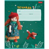 Тетрадь А5 12л клетка "Минималини" на скобе 5 дизайнов 080063