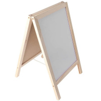 Доска для рисования магнитно-маркерная/меловая 44х70см (маркер, губка, ластик, 2 магнита) Y10309-24