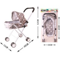 Коляска для куклы 48х26х52см лежачая металл Y23108104