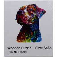 Пазл 14х12,5см дерево S "Собака" HL101/11337-24