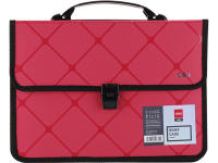 Портфель А4 2 отделения "Cube" 0,75мм красный E39634