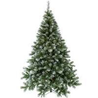 Ель "Альпийская" 1м заснеженная с шишками 5710