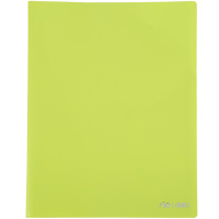 Папка 40 вкладышей "Rio" А4 мягкая обложка 0,2мм салатовый EB00402