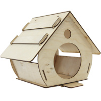 Заготовка для декорирования Кормушка для птиц №2, 25*20,5*25см, фанера 3мм