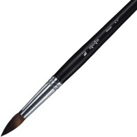 Кисть белка круглая №15 длинная ручка "Профи" 4680000293389