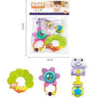 Набор погремушек 24х19см 3шт/уп., пластик 2299077/1110 Набор погремушек 24х19см 3шт/уп., пластик 2299077/1110