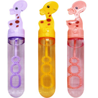 Мыльные пузыри "Жираф" 14см, 3 отверстия, 3 цвета PS2549