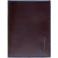 Кошелек "Blue Square" 12,5х9х1,5см 1 отделение, красное дерево, натуральная кожа PU1393B2R/MO