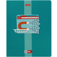 Тетрадь А5 48л клетка Физика "Яркая цветная" на скобе выборочный лак 084542