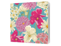 Салфетка 33х33мм 1шт Цветочный вальс трехслойная 1005406