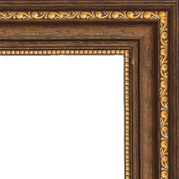 Рамка 30х40см коричневая/золото 50мм