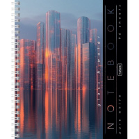 Тетрадь А5 96л клетка "Glass&Water" на спирали 2 дизайна 090312