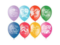Шар воздушный 30см(12") Пастель+Декоратор Свадебная тематика (растр) 2ст.
