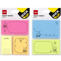 Клейкая закладка бумажная размер ассорти "Stick UP" 5 цветов по 50л (250л) EA55502