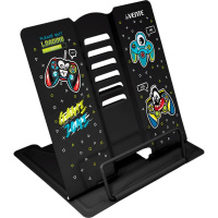 Подставка для книг металлическая "Game Zone" 20х19см черная, в пакете 8063311