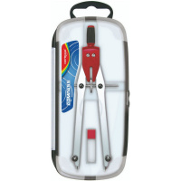 Кронциркуль "Keyroad" + грифель, металл, цвет ассорти, пластиковый футляр KR972437