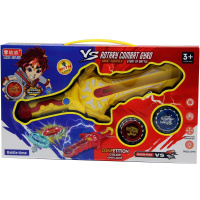 Набор волчков с запускным устройством "Меч" 26см (2 волчка 4см) пластик Y11166-24