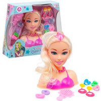 Кукла модель д/причесок "Салон красоты" 24х8х20см с аксессуарами 121952