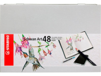 Карандаши 48 цветов "Schwan Art" круглые дерево, металл 1510/48