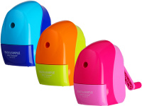 Точилка механическая 1 отв. 112х60х100мм пластик, цвет ассорти E0519