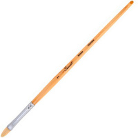 Кисть щетина овальная №2 (6мм) короткая ручка 240331/2