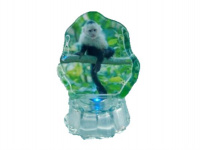 Сувенир Обезьяна 8,5см стекло, светящийся, 6 видов Y2716-15