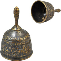 Колокольчик настольный "Библейский" d-6см латунь AL-80-215-ANT