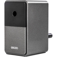 Точилка механическая 1 отв. 106х63х111мм с регулировкой диаметра заточки, пластик, черная 71160Black