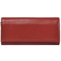 Портмоне 206х103х24мм красный, натуральная кожа, в подарочной коробке PJ.190/1.OG.