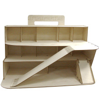 Парковка многоуровневая 56х33х39см фанера 760019