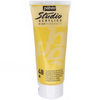 Краска акриловая 100мл желтая "Studio Acrylics" 831-048