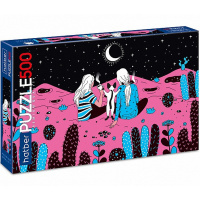 Пазлы 500 эл. "Premium. Дотянуться до небес. Розовая планета" 48х33см 078278