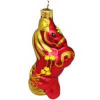 Ёлочное украшение "Лошадь Народные Узоры" h-10см в подарочной упаковке ФУ-72/Н