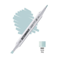 Маркер спиртовой двухсторонний "Sketchmarker" аркитечский серый SM-BG83