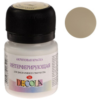 Краска акриловая 20мл золото интерферирующая Декола 8826965