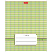 Тетрадь А5 24л клетка "Шотландка" на скобе 5 дизайнов 24Т5В1/052339