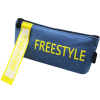 Пенал "Мотивация" 19х8,5х3см, треугольный, 1 отделение, текстиль, синий BB2436