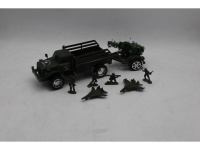 Набор военн."Дивизион" (инерц.машина, пушка, истребители, солдатики) T470-D4330/M257A-1