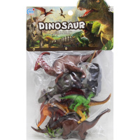 Набор "Динозавры" 30х18см 10шт/уп. с аксессуарами, в блистере B2335866/CY21-7