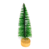 Ель 18см с блестками, зеленая Y8310-19