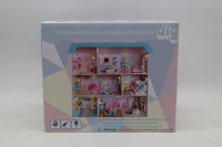 Конструктор "Румбокс. Кукольный домик. Кухня" 13х13х11см (пластик, дерево, свет) S2007