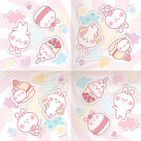 Салфетки "Каваи" 33х33см 12шт P 6078829