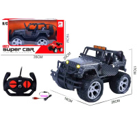 Джип р/у "Super car" 28х17х16см, с аккумулятором, пластик (свет) 2300243/FN268TXW