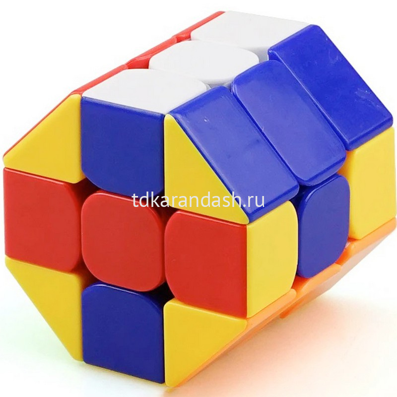 Головоломка Yongjun. Кубик Рубика бочка. Heshu Octagonal column Cube. 345397 Кубик целиндрлогическая игра.