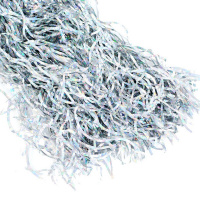 Дождь 1,5м волна голография серебро P-34