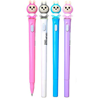 Ручка шариковая "Зубастик" 0,7мм, синяя, с подсветкой, круглый корпус, 4 цвета М-15626-70